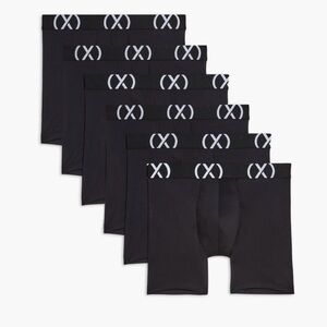 2xist X Black Boxer Briefs 6-Pack NWT